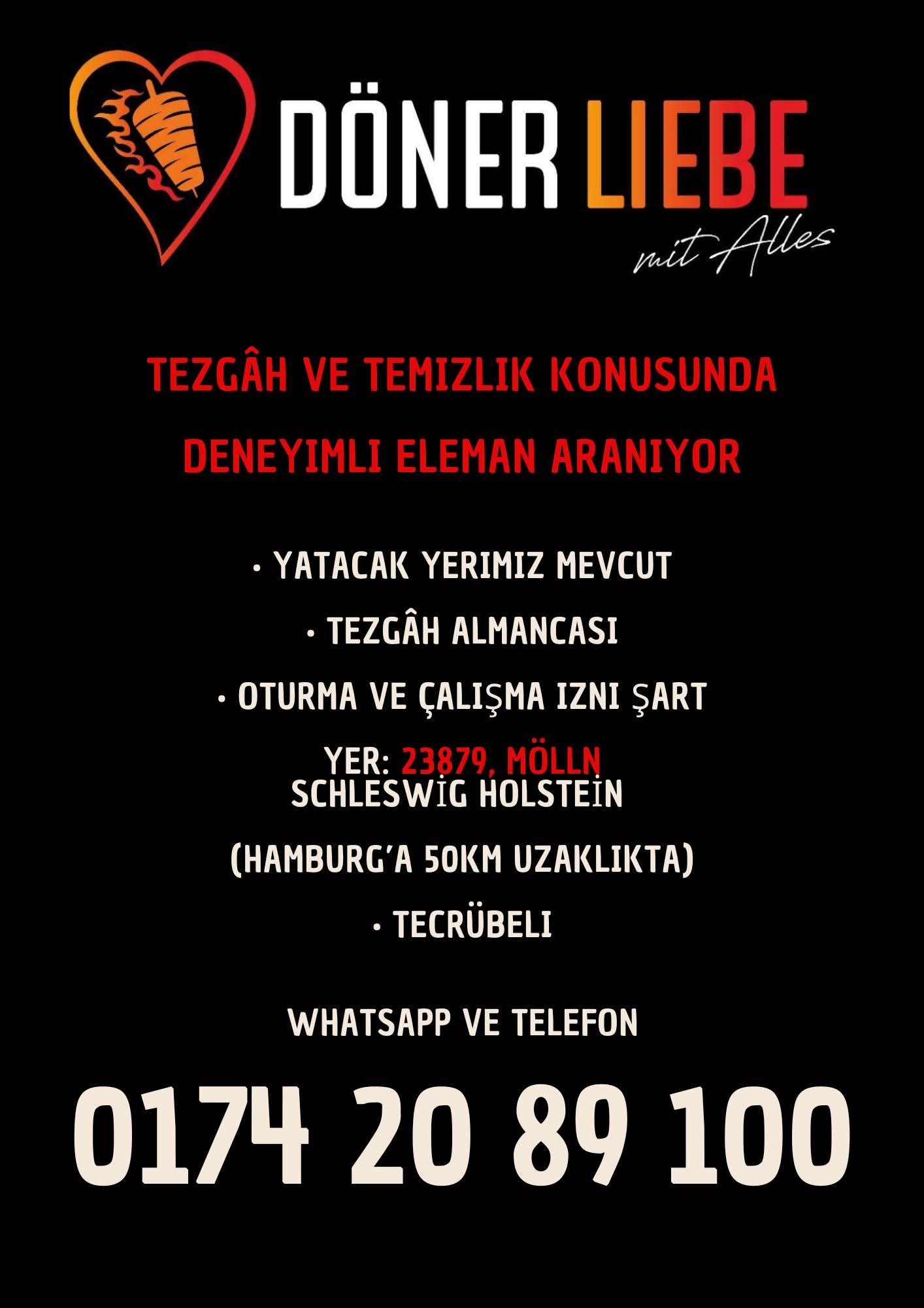 Tezgah ve Temizlik konusunda deneyimli eleman aranıyor.