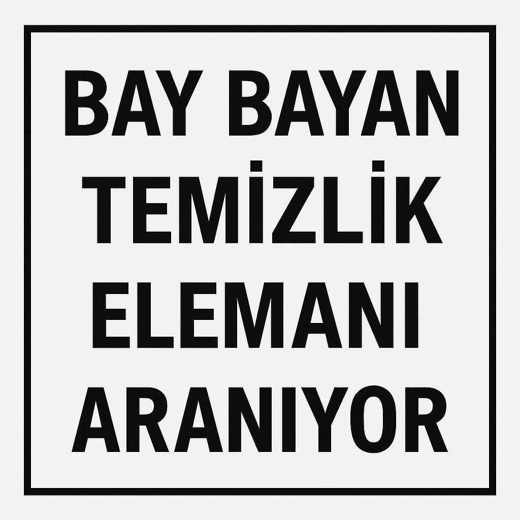 Frankfurt Havaalanında çalışacak Bay Bayan temizlik elemanı aranıyor