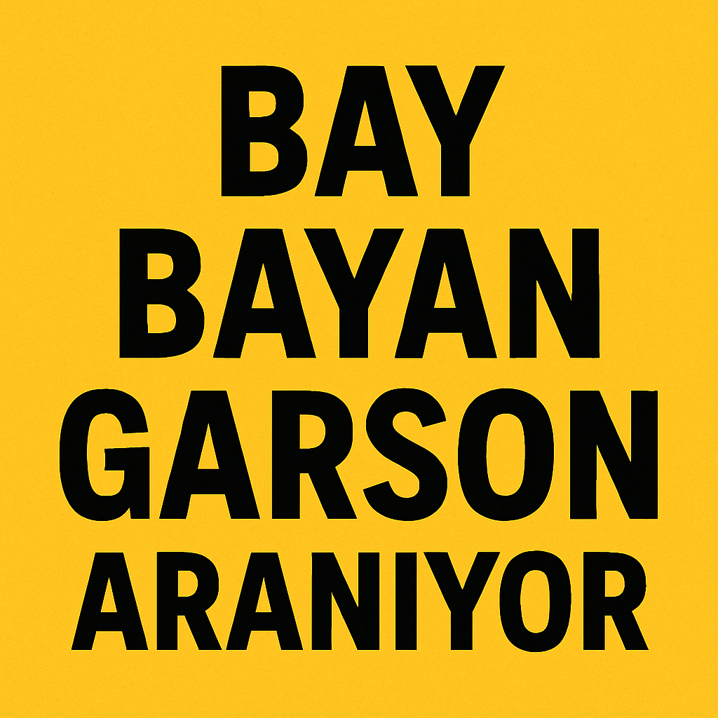 Almancasi olan Bay Bayan garson arkadaşlar arıyoruz..
