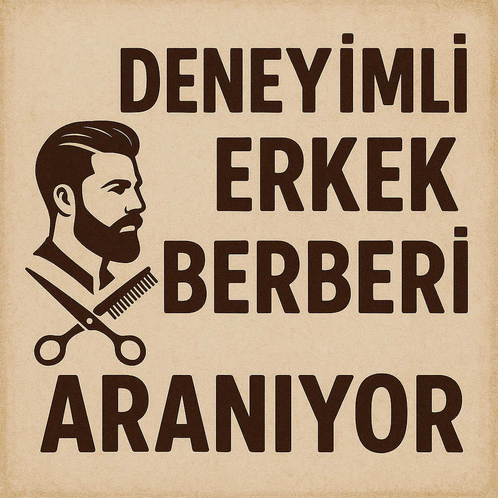 Deneyimli Erkek berberi aranıyor.