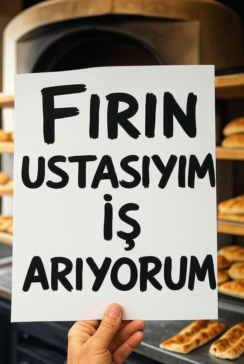 Fırıncıyım iş arıyorum